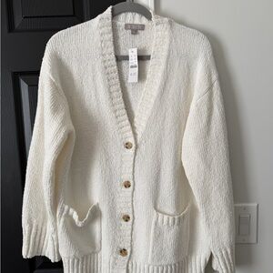J. Crew Women's Ivory Cardigan
